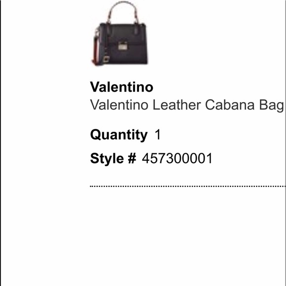 NEW 100% Authentic Valentino Leather Cabana Bag - Picture 3 of 8